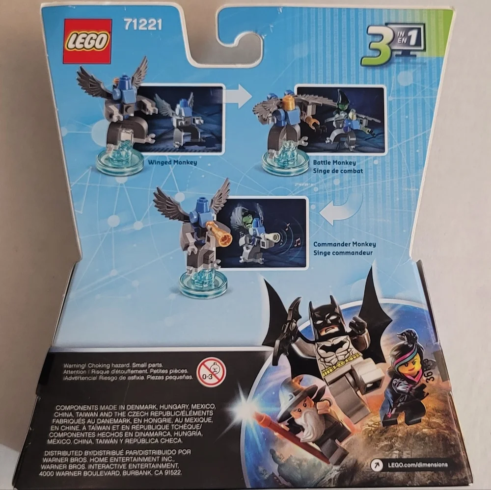 LEGO Dimensions WIZARD OF OZ FUN PACK Wicked Witch with winged Monkey
